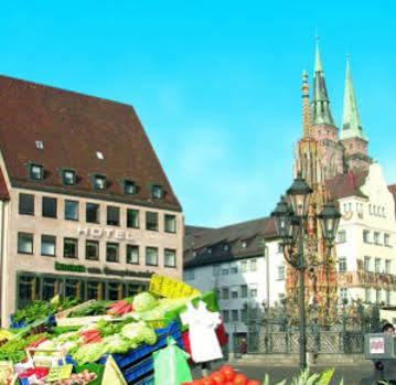 Tiptop Hotel Am Schoenen Brunnen Nürnberg Eksteriør billede